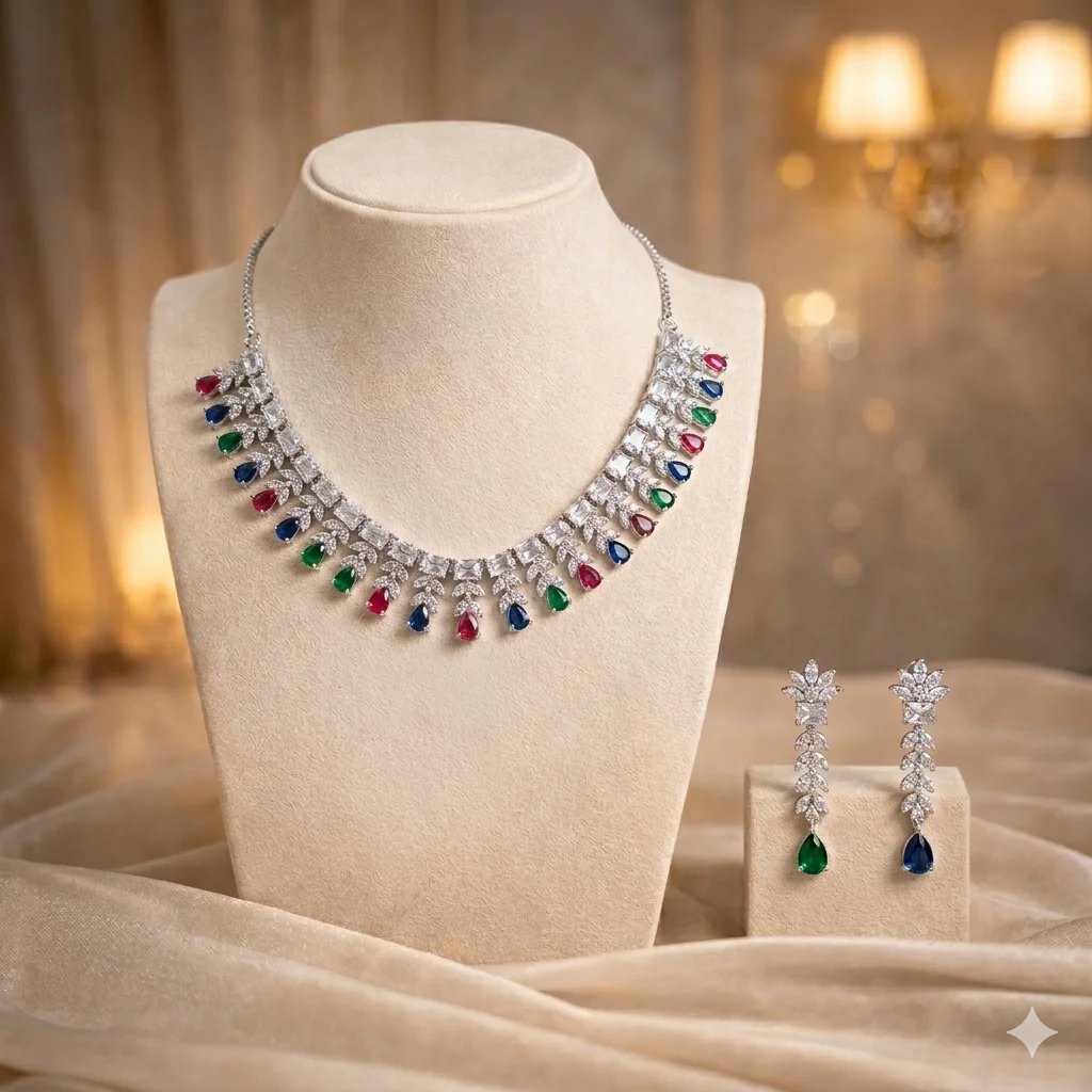 Rang Leher Necklace Set