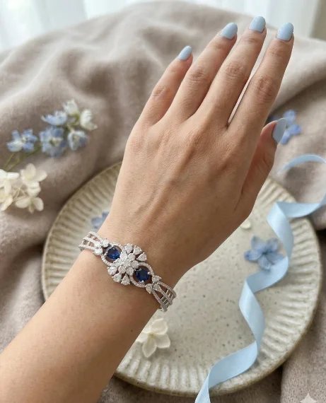 The Sapphire Bloom Kada 💙🌸