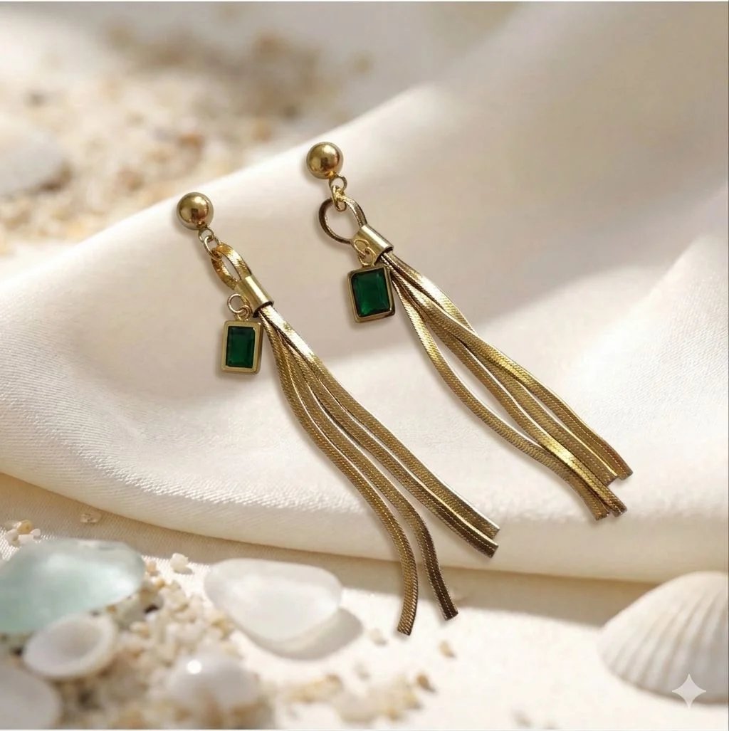 Elegant Tassel Drop Earrings