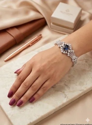The Sapphire Bloom Kada 💙🌸